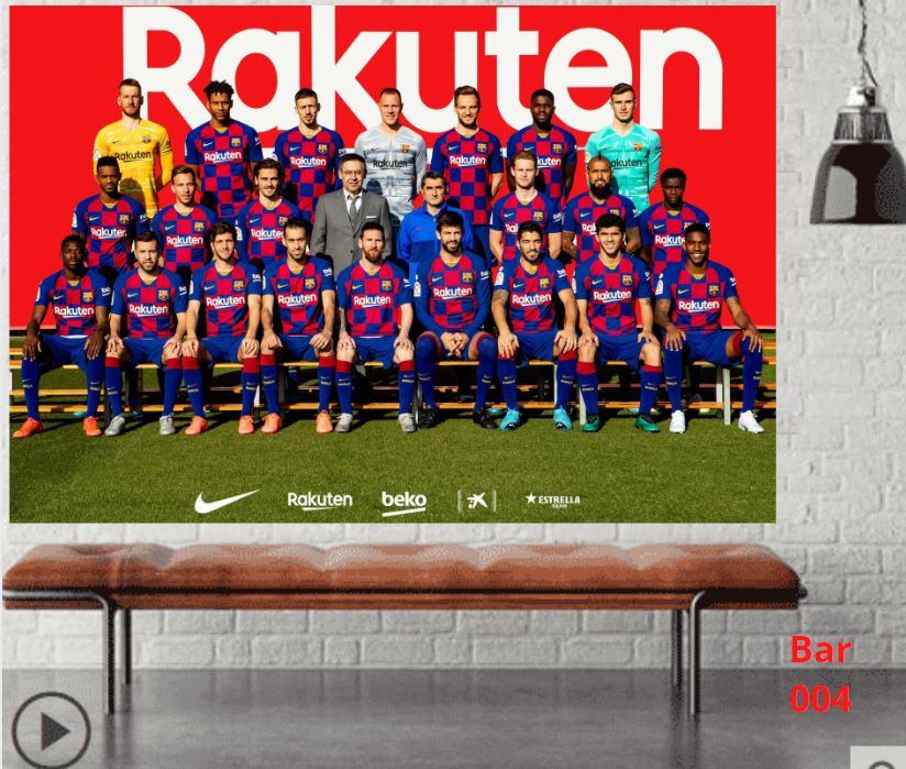 Decal dán tường Barcelona cực đẹp dễ sử dụng - LiDO Sports