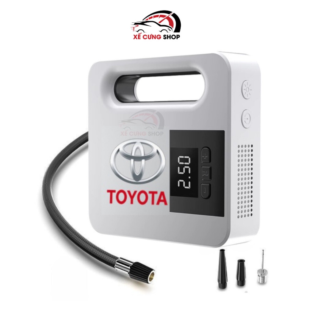 Bơm lốp ô tô TOYOTA bơm điện tử tự ngắt