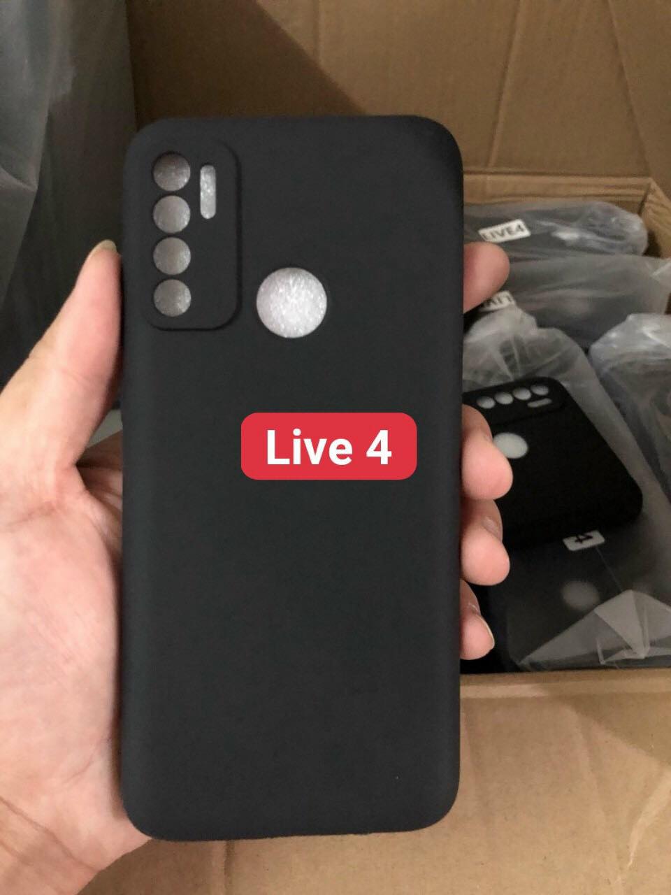 Ốp lưng dẻo cho Vsmart Live 4 - chống bám vân tay