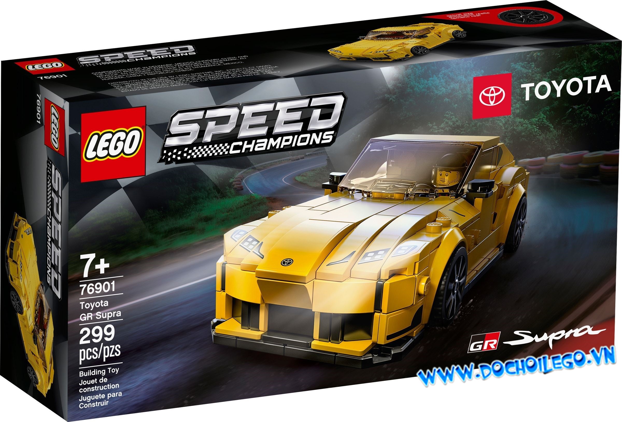 76901 LEGO Speed Champions Toyota GR Supra - Đồ chơi LEGO Siêu xe