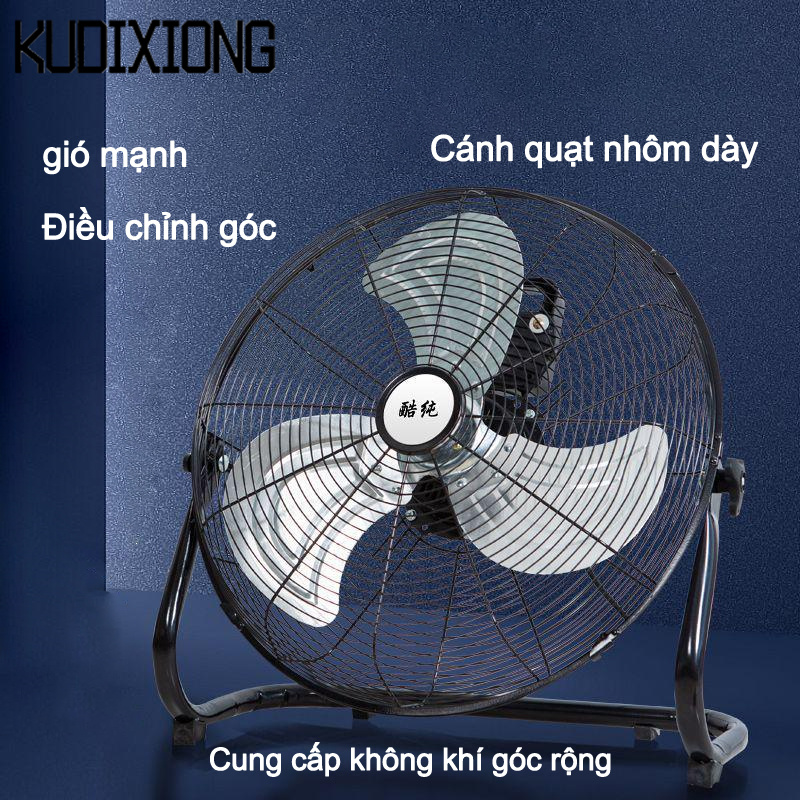 Quạt điện kudixiong, quạt công nghiệp, quạt điện mạnh mẽ, Quạt sàn công suất cao, Quạt để bàn gia dụng, Quạt để bàn ngồi, Quạt sàn