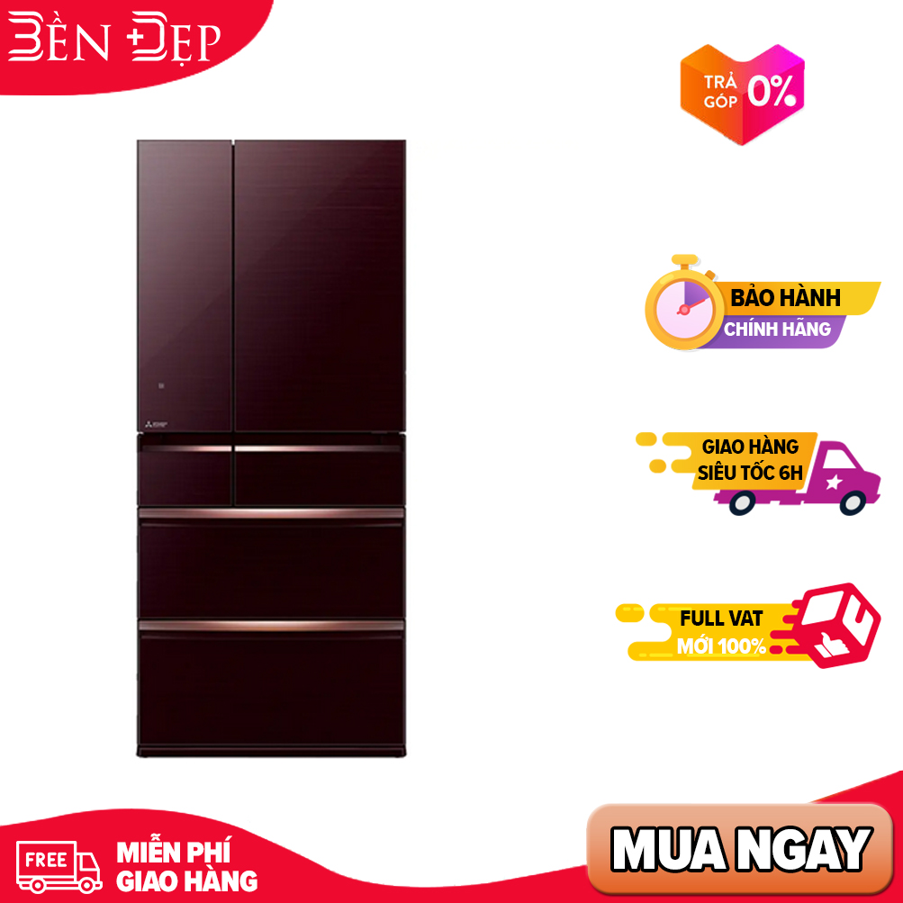 Tủ lạnh mitsubishi inverter 694 lít mr-wx70c-br-v