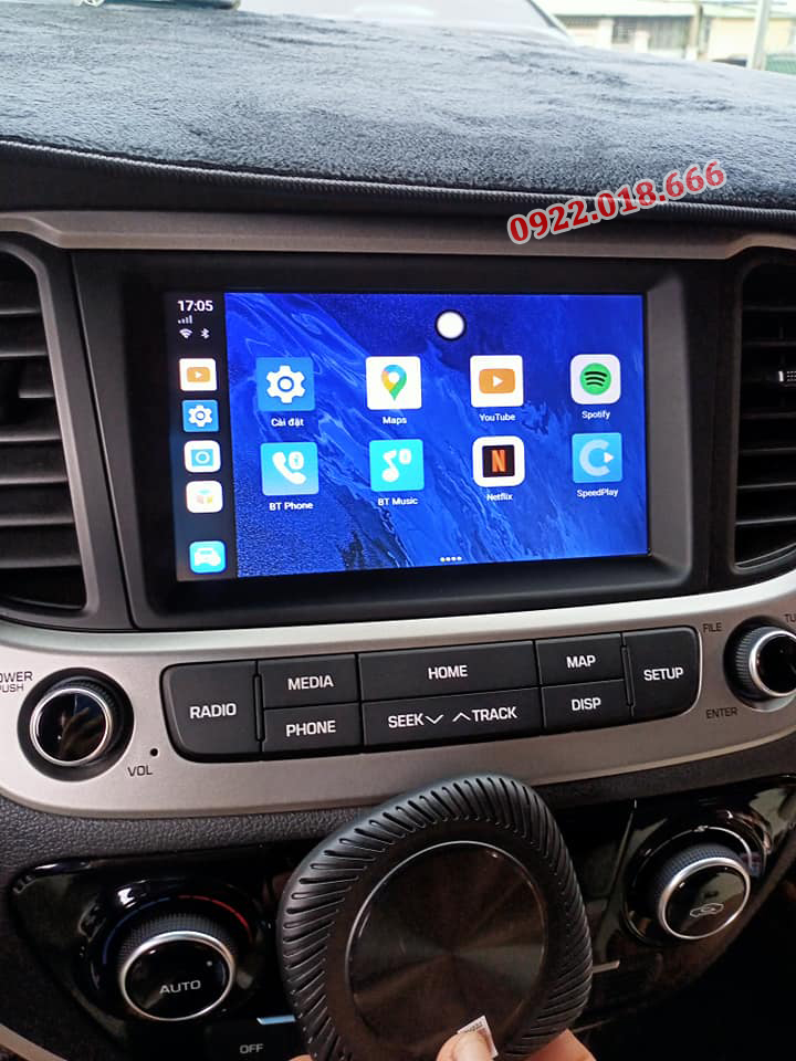 Carplay Box android Xe Hyundai Accent – Ram 4GB,Rom 64GB Cắm Sim 4G – Biến Màn Zin thành Màn Hình Android TẶNG VIETMAP S2 FREE
