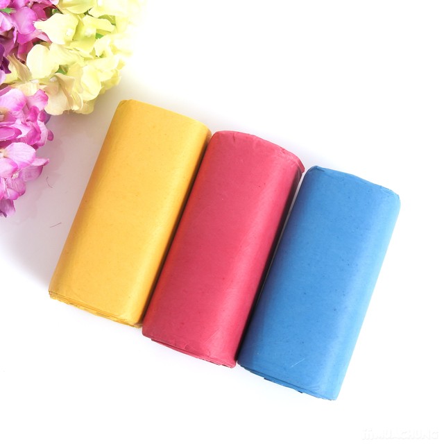 Combo 3 cuộn túi đựng rác màu