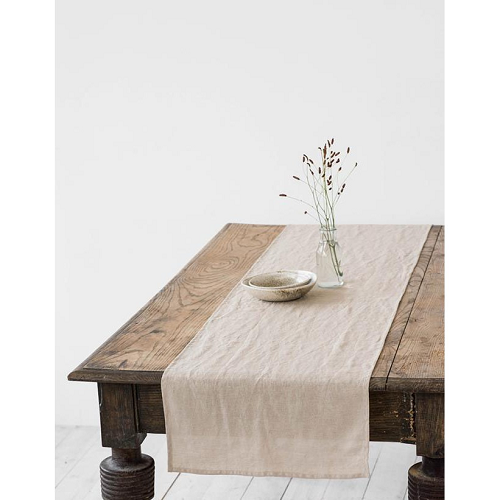 Khăn runner trải bàn chất liệu linen