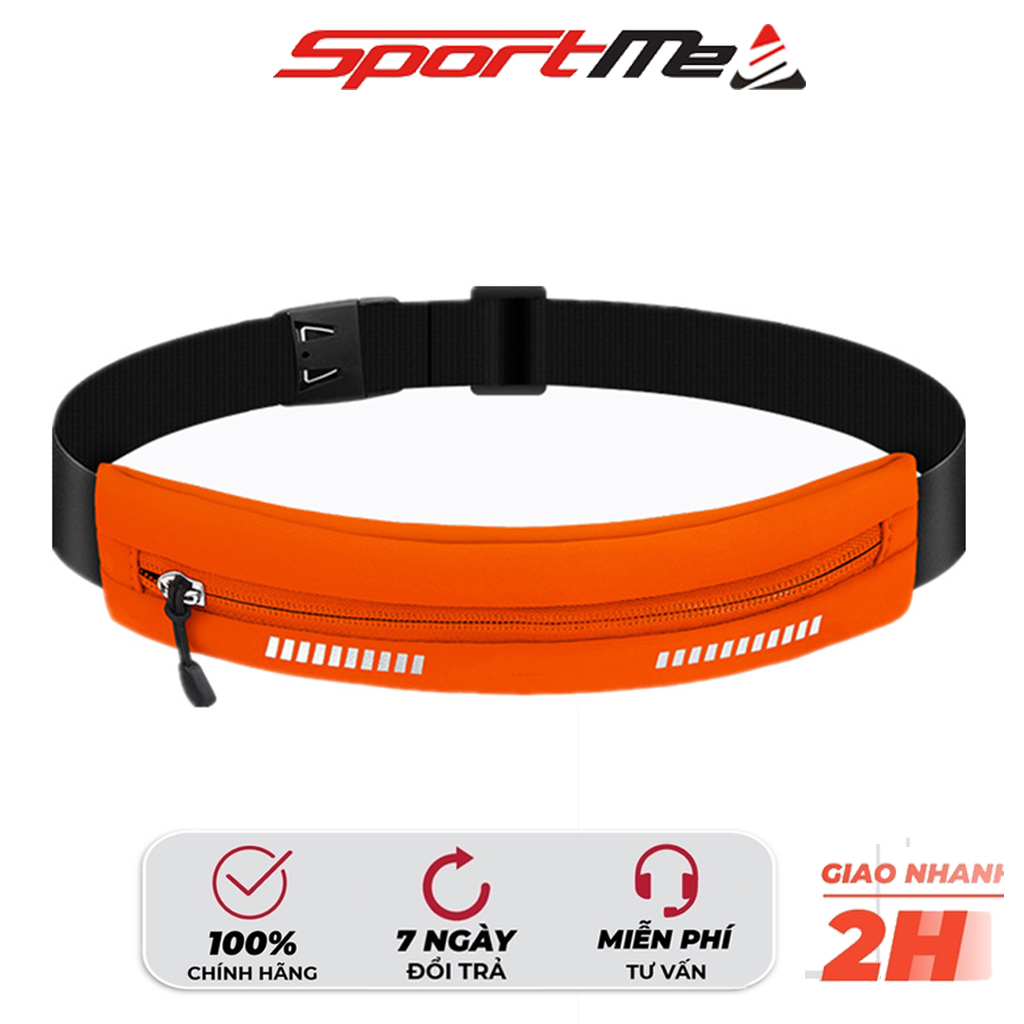 Đai chạy bộ đựng điện thoại Sportme đeo thắt lưng nam nữ, màu đen xanh hồng, leo núi, chạy, đi bộ, đạp xe, tập gym