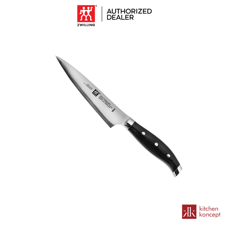 ZWILLING - Dao thái thịt Twin Cermax M66 - 16cm thép sẽ được trui lạnh và rèn ở nhiệt độ thấp dưới -196 độ C nhằm cân bằng kết cấu của thép và định hình con dao