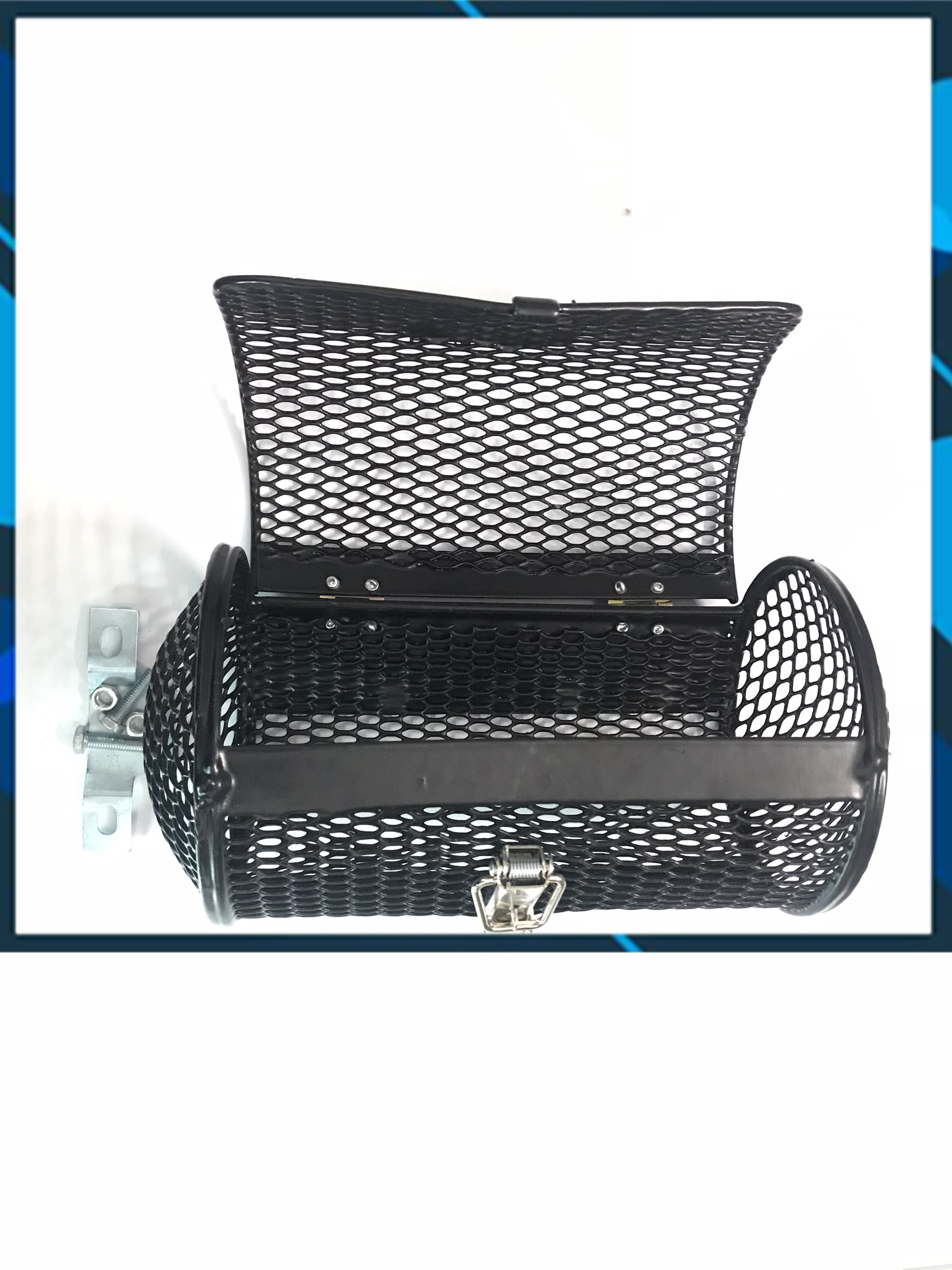 Giỏ xe máy, giỏ trống trước hot hít cho xe máy-Giỏ trang trí xe máy, giỏ lắp xe dream dễ dàng nhanh chóng! Giỏ xe máy tròn