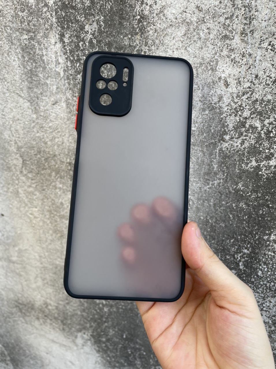 Ốp lưng cho Xiaomi Redmi Redmi Note 10 nhám viền màu che camera