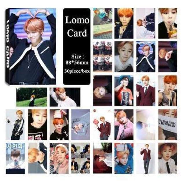 Hộp 30 lomo bts jimin mẫu mới 2018 lm10 love yourself