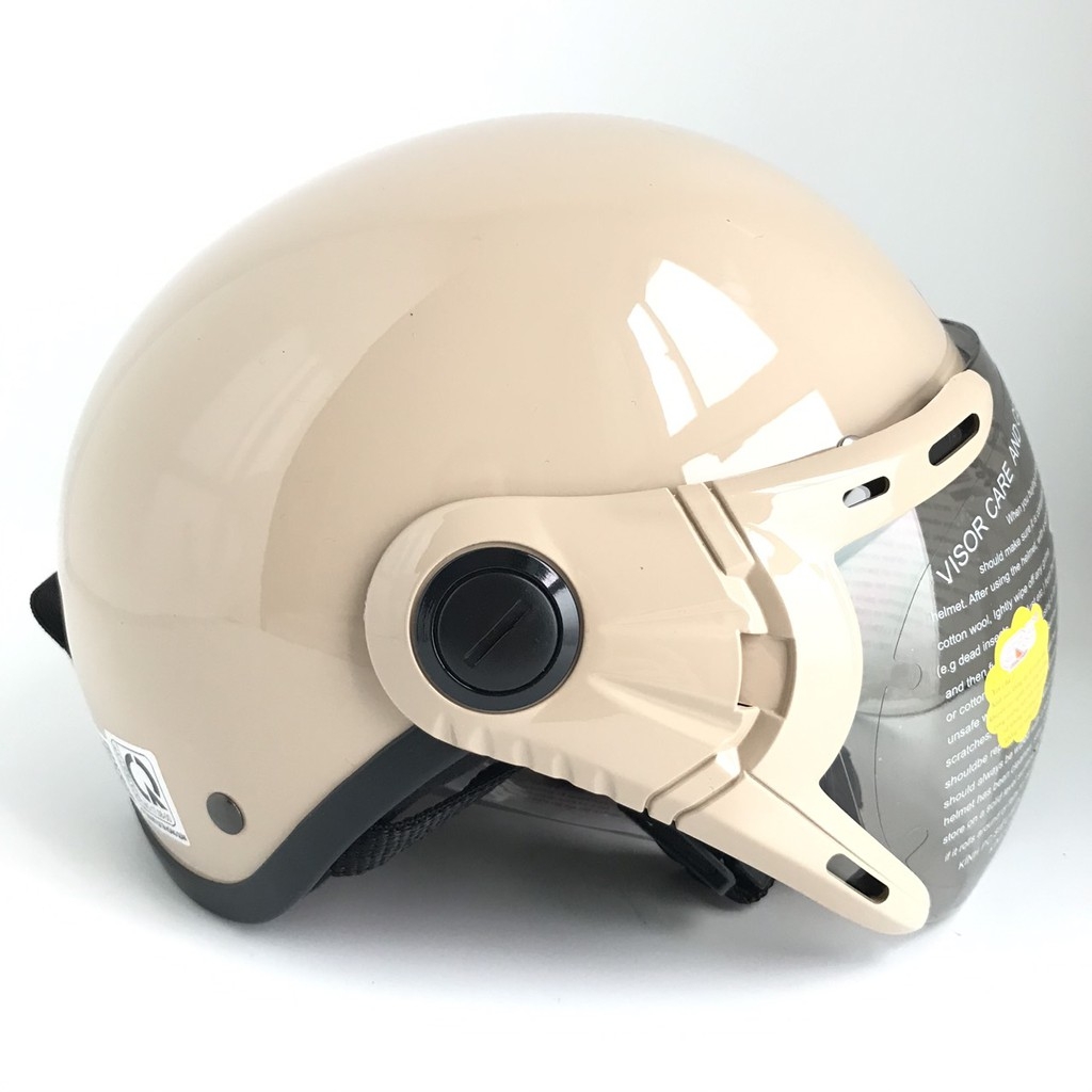 Mũ bảo hiểm nửa đầu có kính GRS A33K, bảo hành 12 tháng