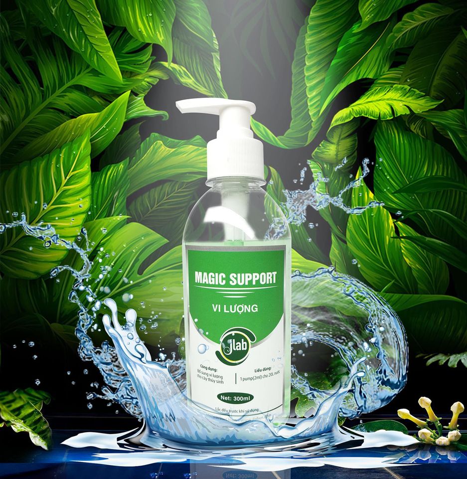 Dung dịch Vi lượng cho cây thủy sinh - Jlab Magic Support