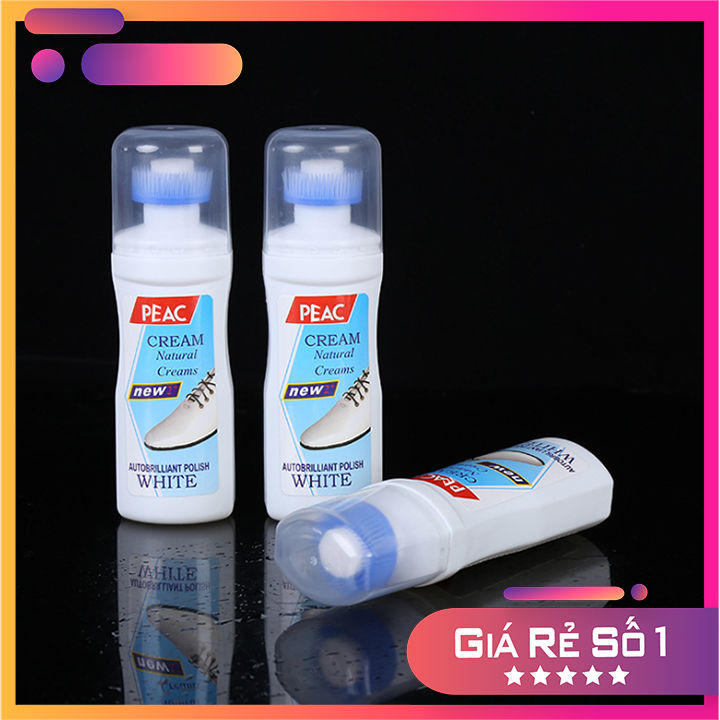 Chai tẩy trắng giày - lọ tẩy ố giày dép - nước tẩy trắng giày dép túi xách - Loại có đầu Chà