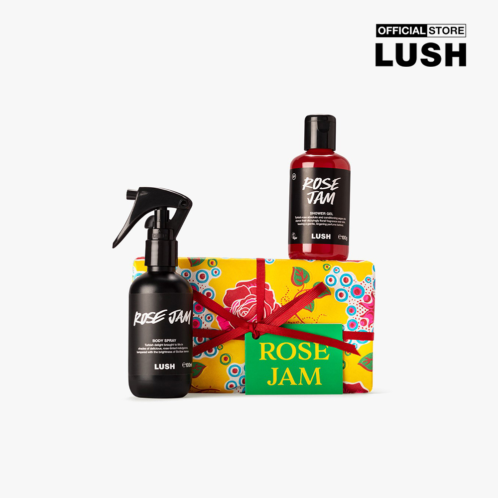 LUSH - Bộ quà tặng xịt thơm toàn thân Rose Jam 5507AX025-00032