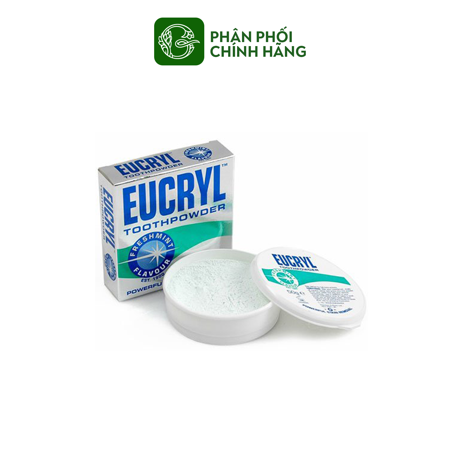 Bột Tẩy Trắng Răng Eucryl Tooth Powder 50g
