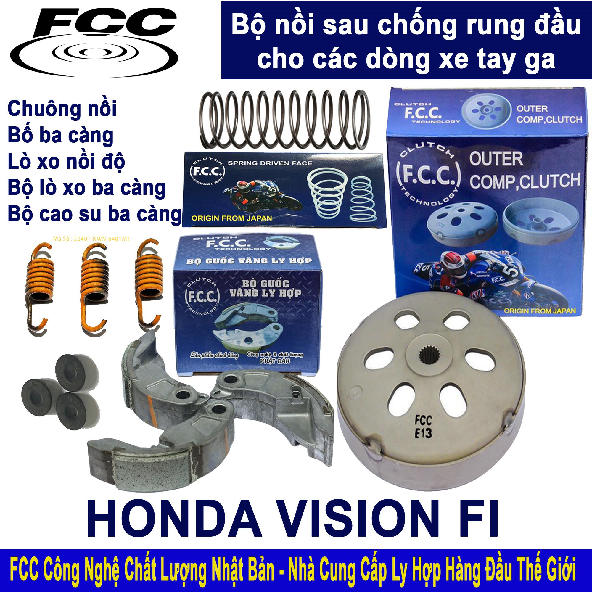 Bộ nồi sau Honda Vision - Chống rung đầu xe