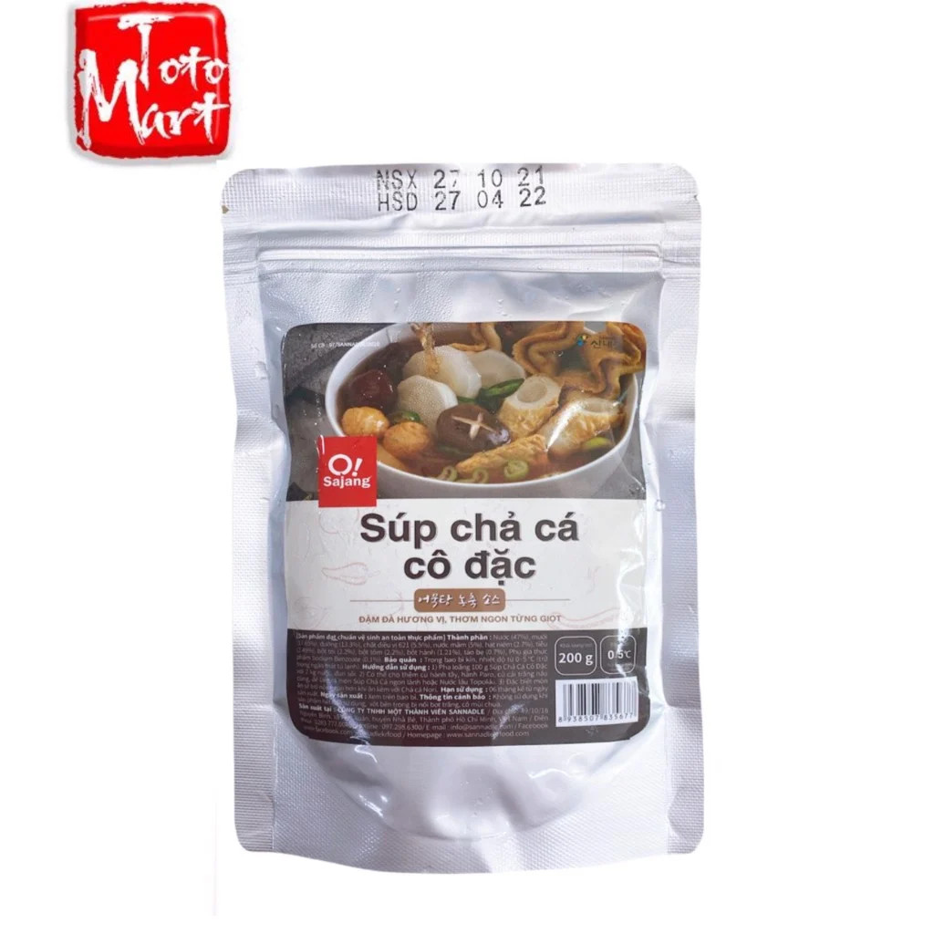 Súp chả cá cô đặc - nấu canh chả cá