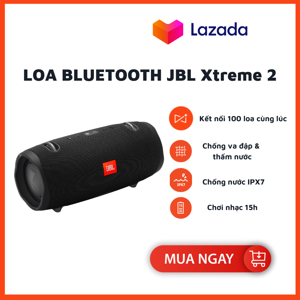 LOA JBL XTREME 2  | Loa Bluetooth di động. Tích Hợp Bluetooth 4.1 Cổng AUX 3.5mm Và Micro USB, Giá Sale Cực Rẻ, Nghe Nhạc Cực Chất. bh 12 tháng.