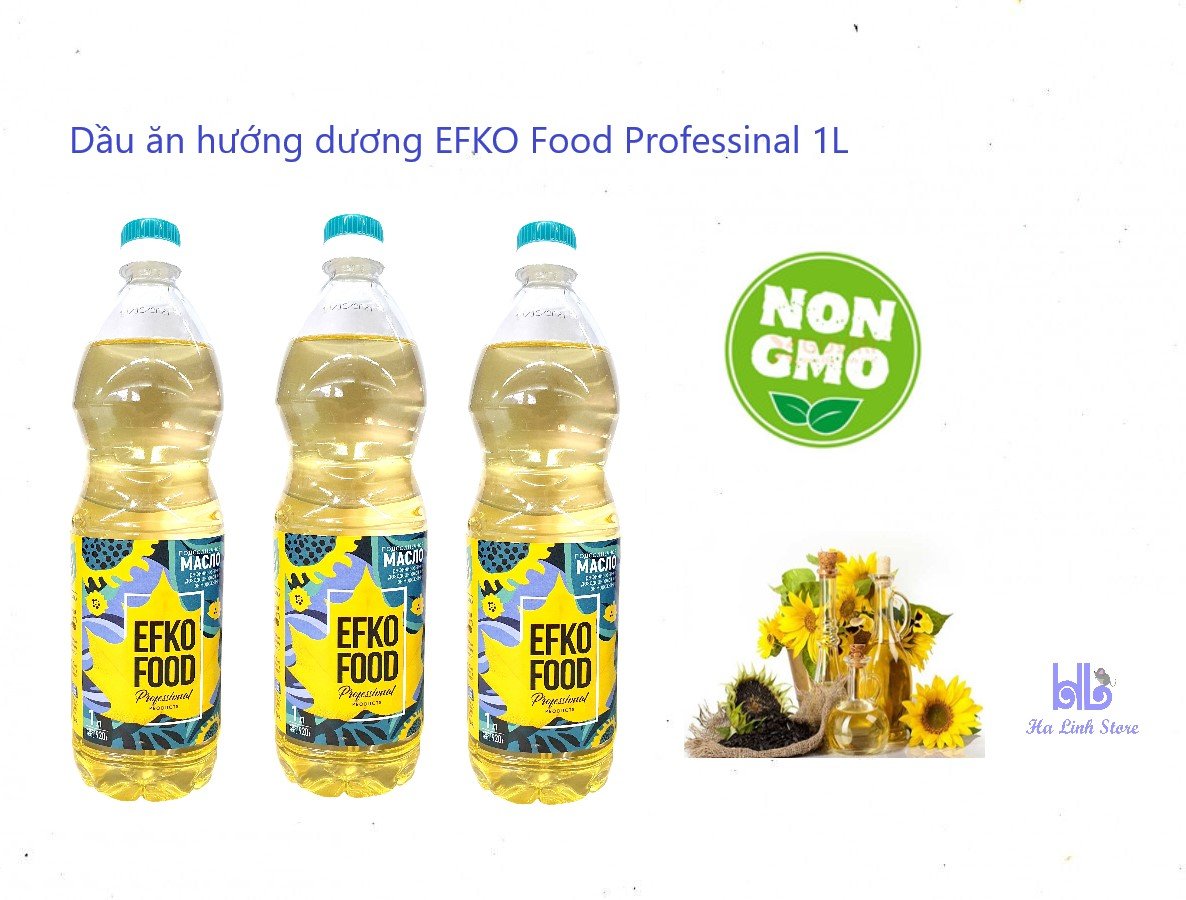 Dầu hướng EFKO Food Professinal Nga, hàng nhập khẩu
