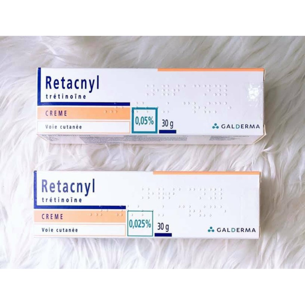 Kem Tretinoin Retacnyl giúp giảm mụn chống lão hoá
