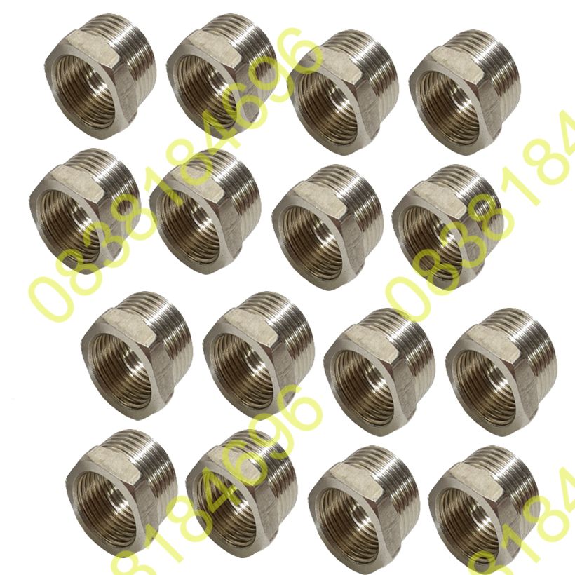 COMBO 16 Nối ren ( cà rá, lơ thu) bằng inox ren trong, Ren Ngoài 21, 27.Nối ren vòi nước, ống nước: Ren trong 20/ ngoài 25. Cà rá Inox 304. (trong 20 ngoài 25mm).LƠ THU 20/15 (27-21) INOX BÓNG, CÀ RÁ NỐI REN INOX GIÁ RẺ, LỰA CHỌN SỐ Và ảnh