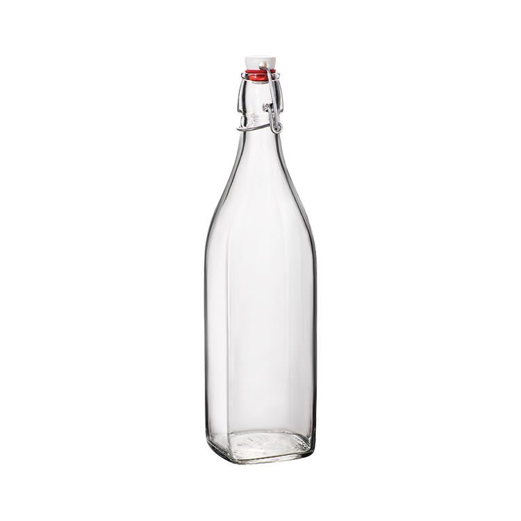 Combo 4 Chai Lọ Thủy Tinh Nắp Khóa Cài Kín Hơi Dung Tích 1000 ml Bormioli
