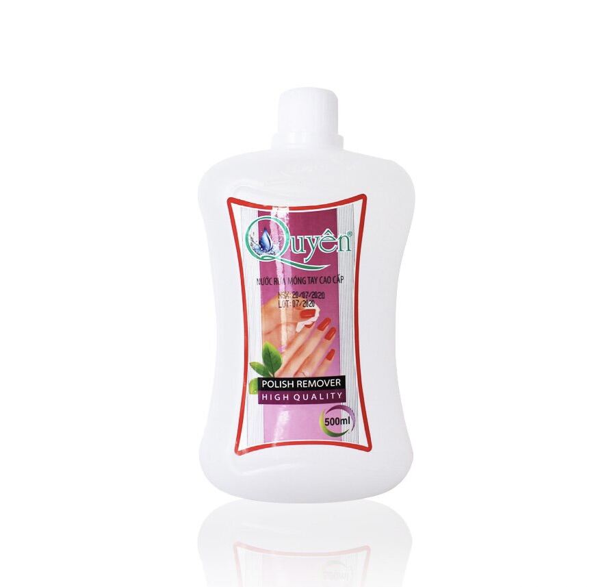 Nước rửa móng tay axiton Quyên chính hãng - Nước rửa axiton loại tốt tẩy mạnh, sạch nhanh, mùi dễ chịu 500ml và 1000ml