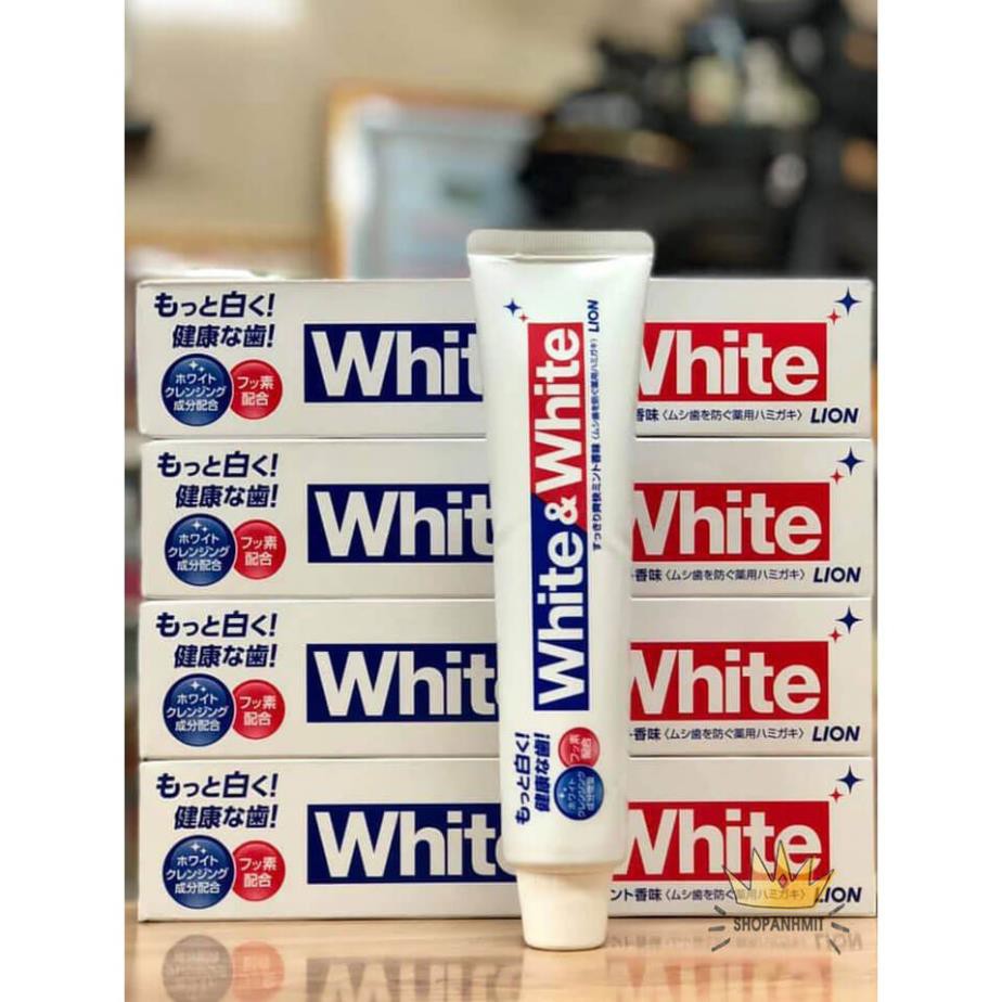 Kem đánh răng White & White 160G -NHẬT BẢN