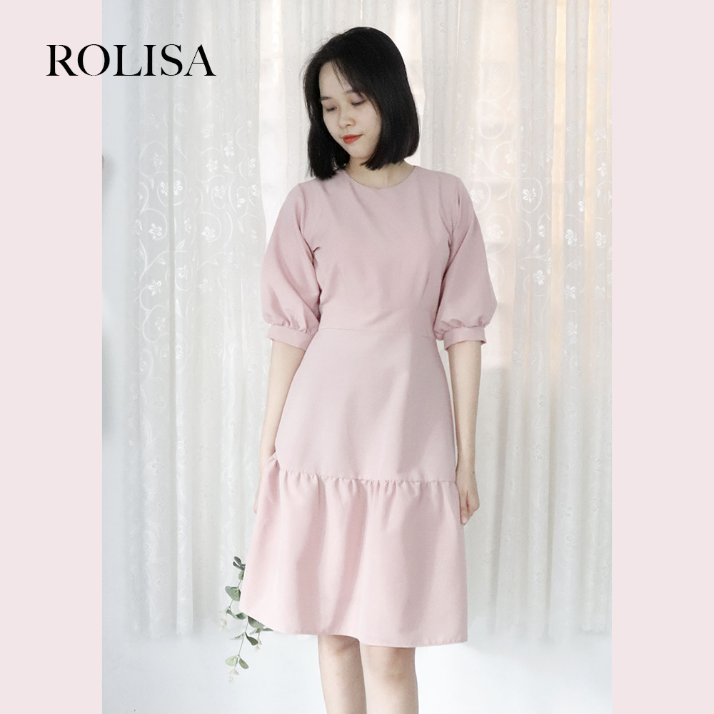 Đầm váy dự tiệc công sở dễ thương Rolisa RD004