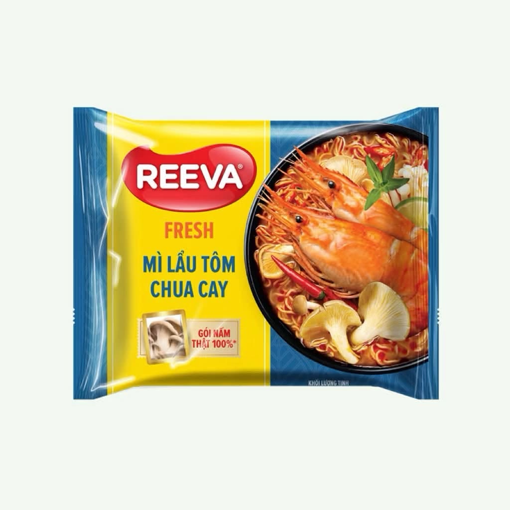 REEVA Mì Lẩu Tôm Chua Cay Fresh