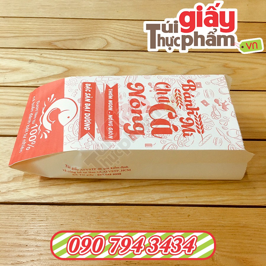1000 túi bánh mì chả cá nóng