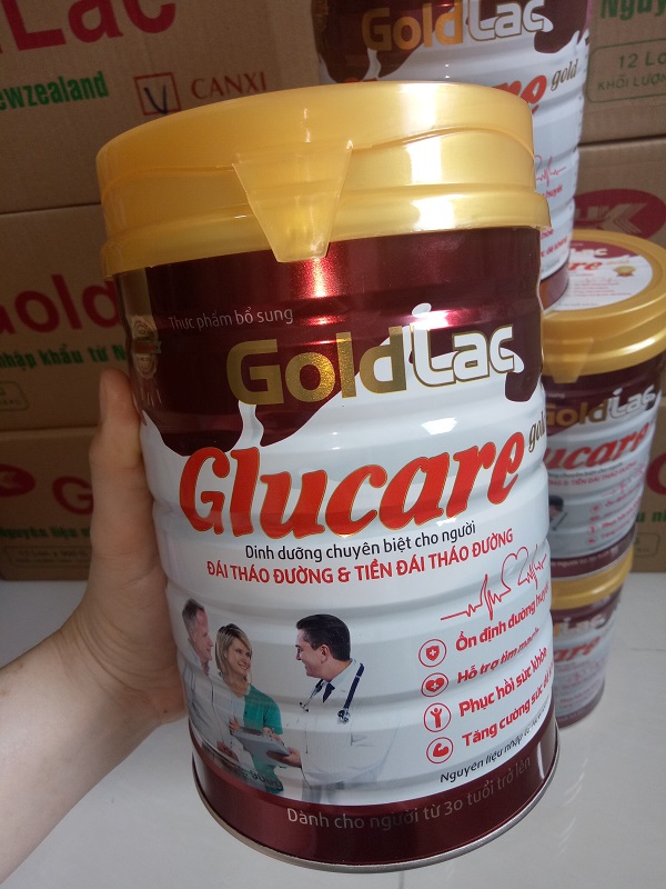 Sữa dinh dưỡng dành cho người tiểu đường Glucare Gold 900G - Goldlac