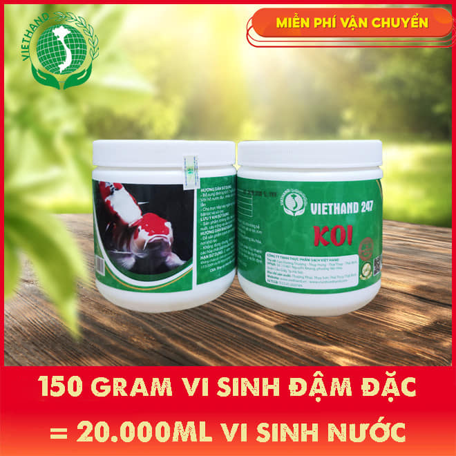 KHIÊM AQUARIUM_Vi sinh cao cấp làm trong nước hồ cá Viethand dành cho cá KOI, cá cảnh các loại