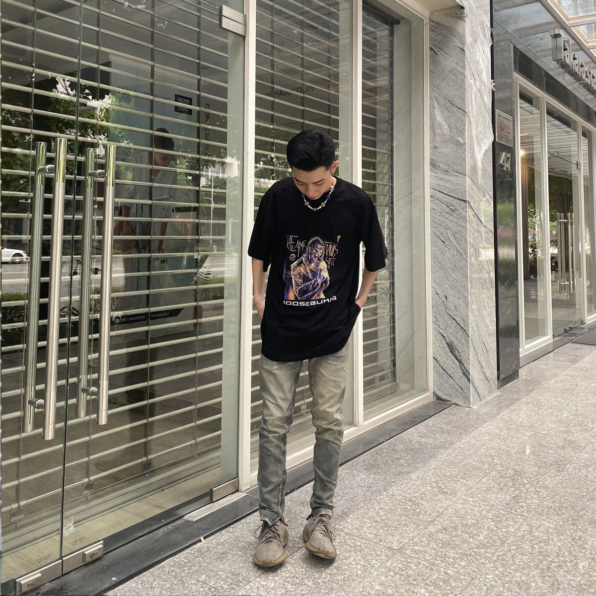 Quần Jean Nam Cao Cấp Màu Wash Bụi KQ21 , Form Slimfit Ôm Vừa , Chất Jean Co Giãn Thoải Mái, Phong Cách Streetwear.
