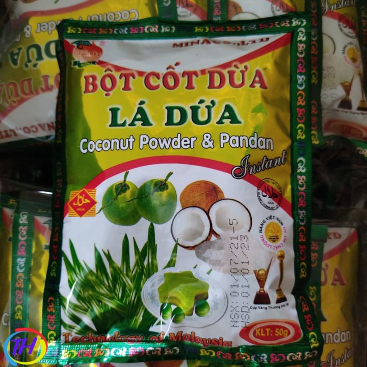 Bột cốt dừa lá dứa 50g