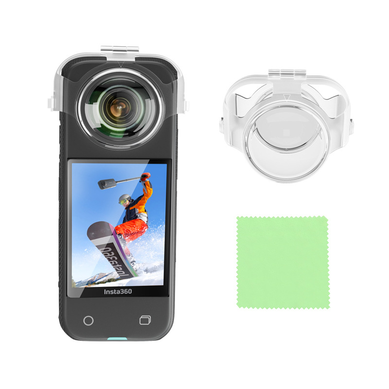 Bảo vệ ống kính trong suốt cho insta360 X3 chống bụi bảo vệ bìa chống thả trường hợp máy ảnh cho insta360 một X3 phụ kiện