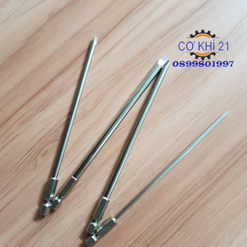 Bộ 4 mũi tô vít 2 cạnh dài 150mm dành cho khoan pin, điện
