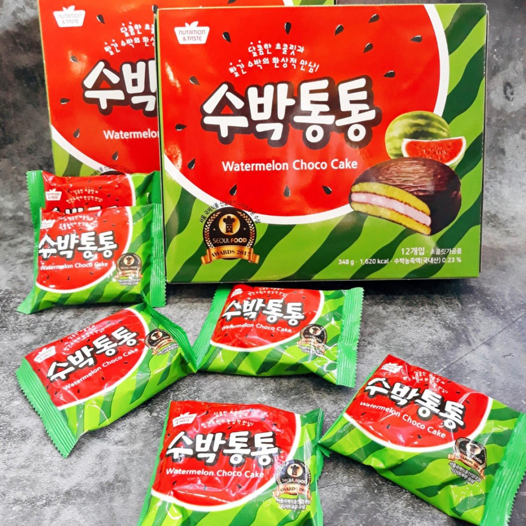 Bánh Chocopie watermelon 348g nhập khẩu Hàn Quốc-29410