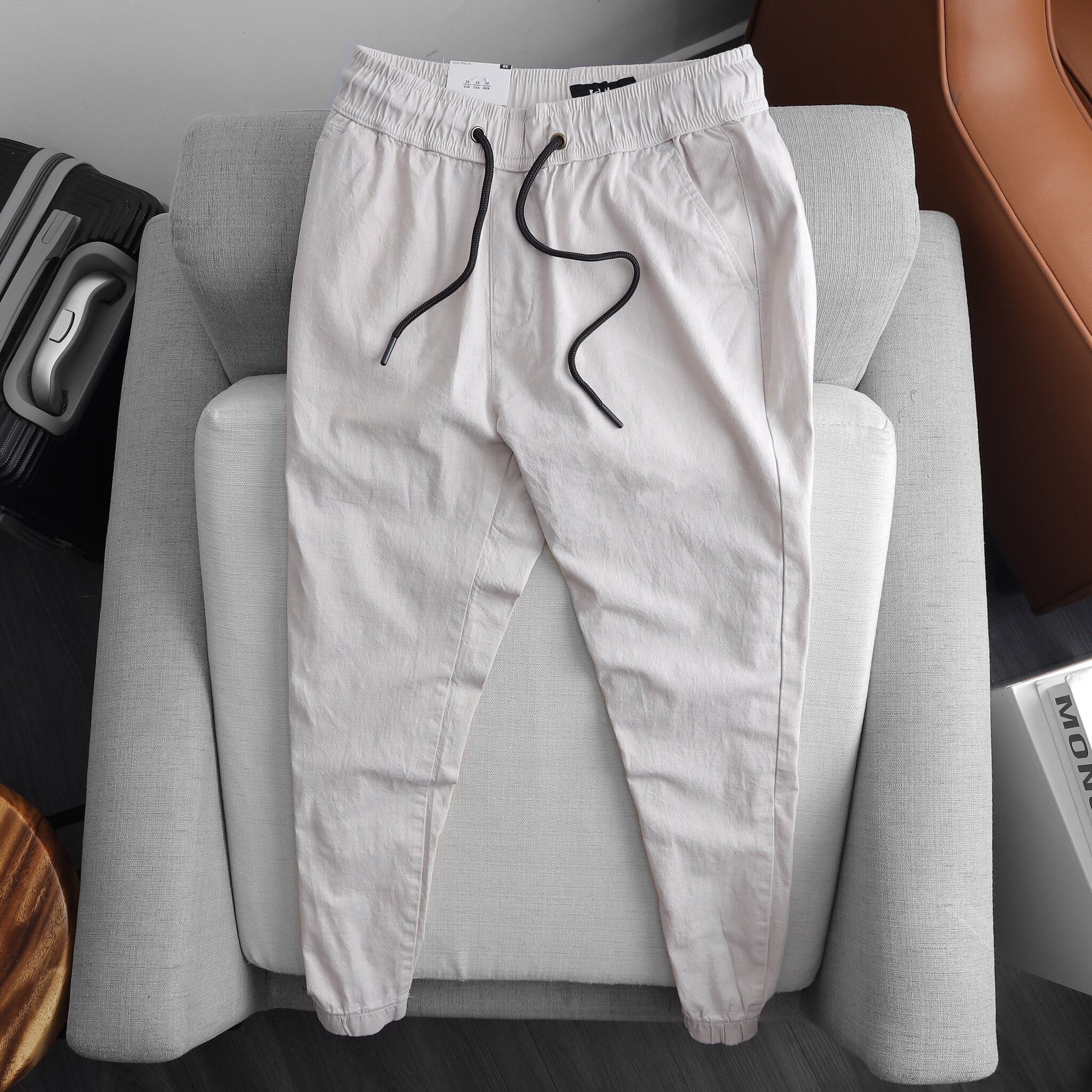 Quần Jogger đũi nam - Quần jogger linen nam co giãn - JGD 270