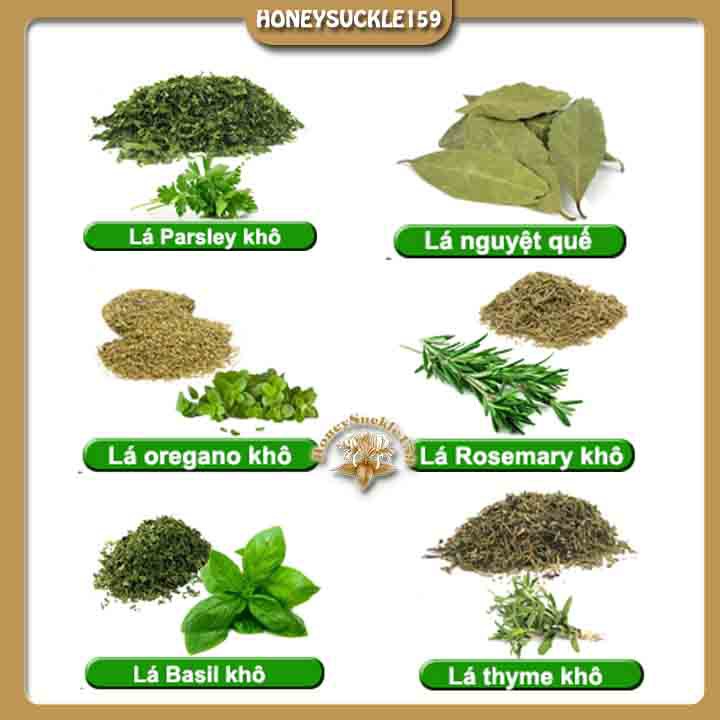 TỔNG HỢP LÁ THƠM KHÔ ROSEMARY 1OG