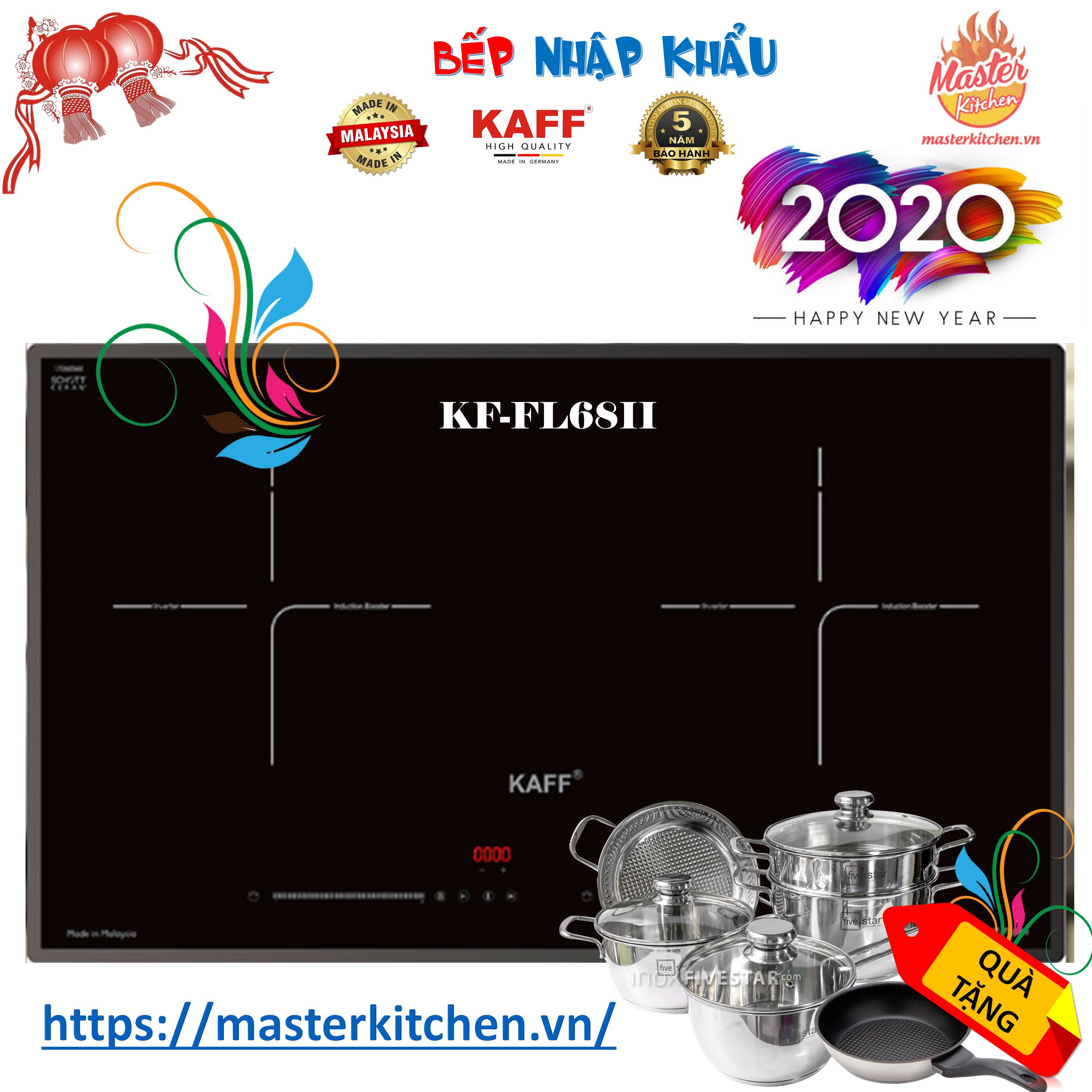 Bếp Từ Đôi KAFF KF-FL68II