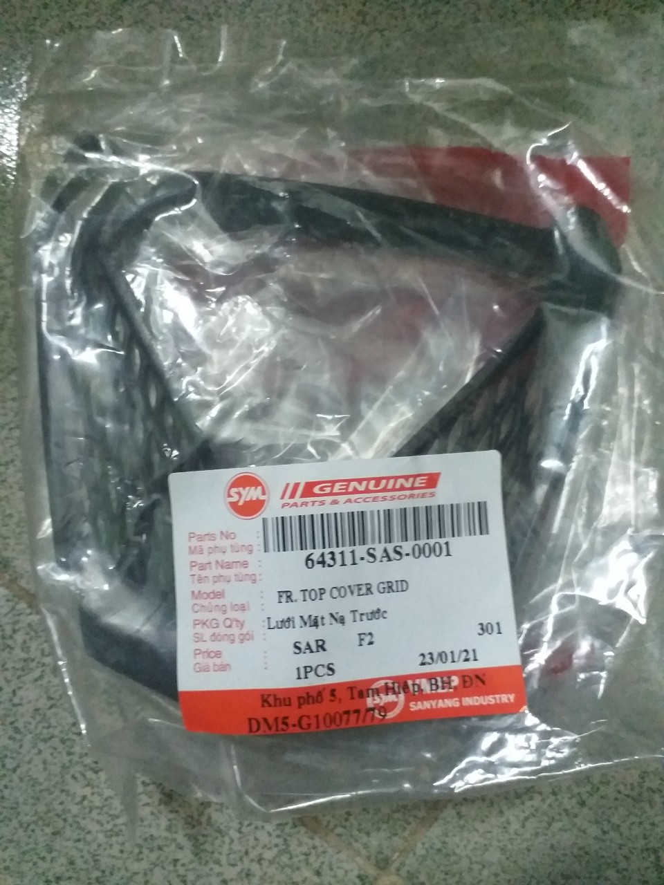 LƯỚI MẶT NẠ XE SỐ ELEGANT 50 SYM