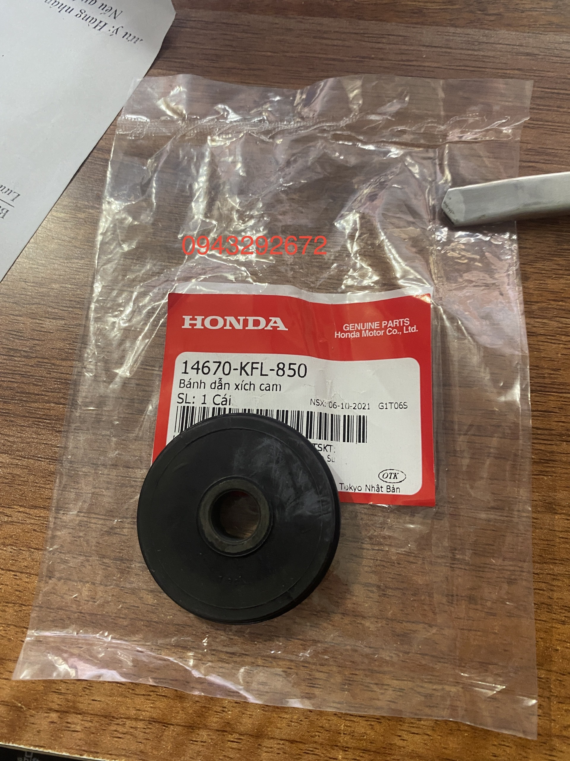 Bánh bơm dầu fu 1, wave110 thái honda