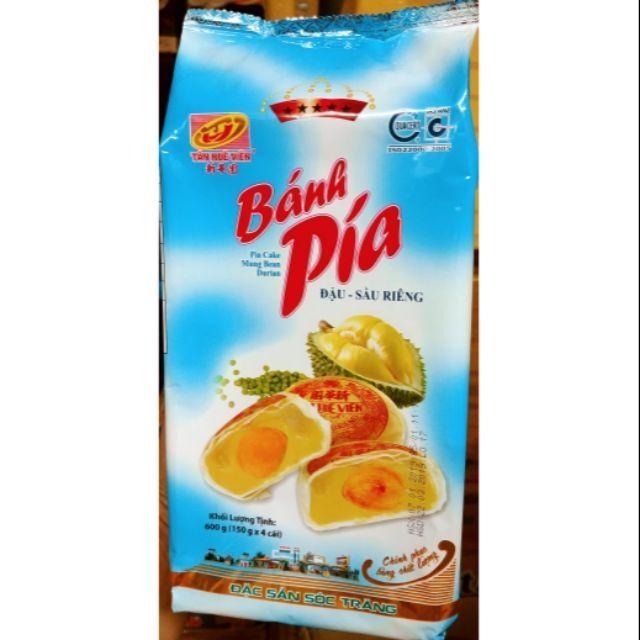 Bánh Pía Đậu Xanh Sầu Riêng 1 Trứng 5 Sao 600g - TÂN HUÊ VIÊN