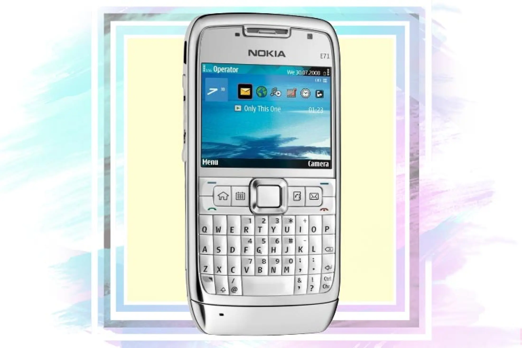 [ Mua lẻ giá sỉ ] Điện Thoại Nokia E71 - Bàn phím QWERTY 24 phím tiện lợi