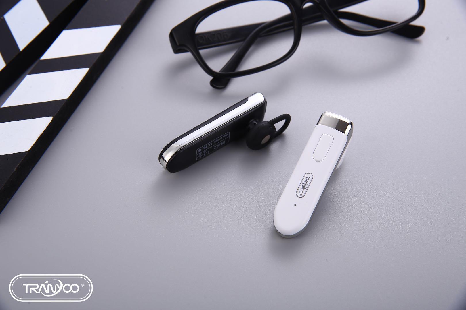 Tai nghe Bluetooth 4.2 headset 220mAh tai nghe nhét tai không dây kết nối xa sử dụng lâu âm thanh sống động - MX2