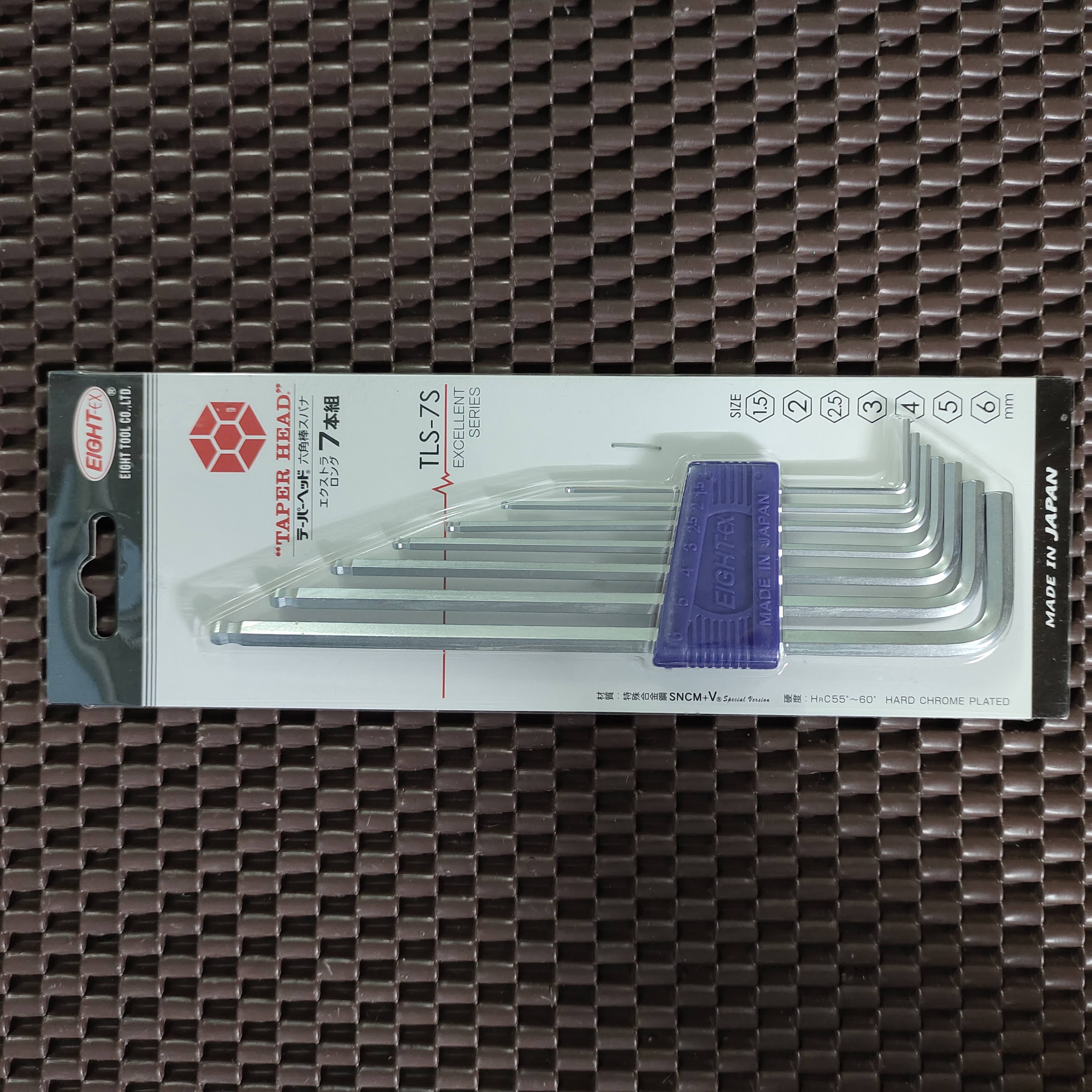 Bộ lục giác eight tls-7s 7 cây 1.5mn-6mm nhật bản