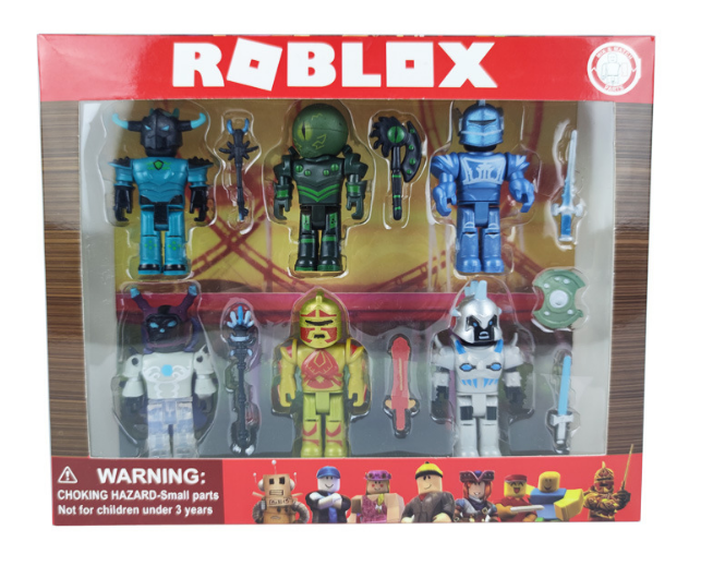 Bộ 06 mô hình nhân vật roblox cao 7cm - có hộp không code