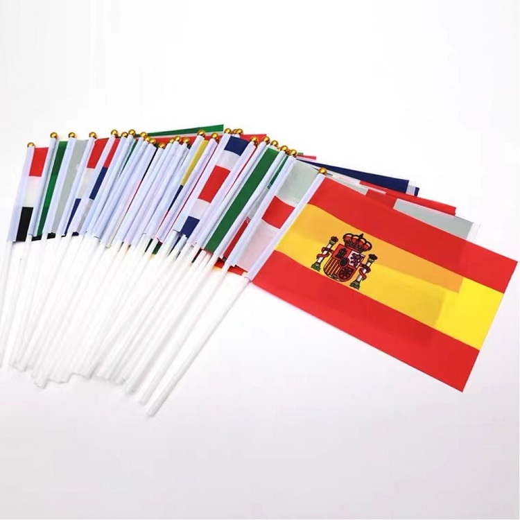 Combo 32 lá cờ cầm tay của 32 quốc gia tham dự world cup 2022
