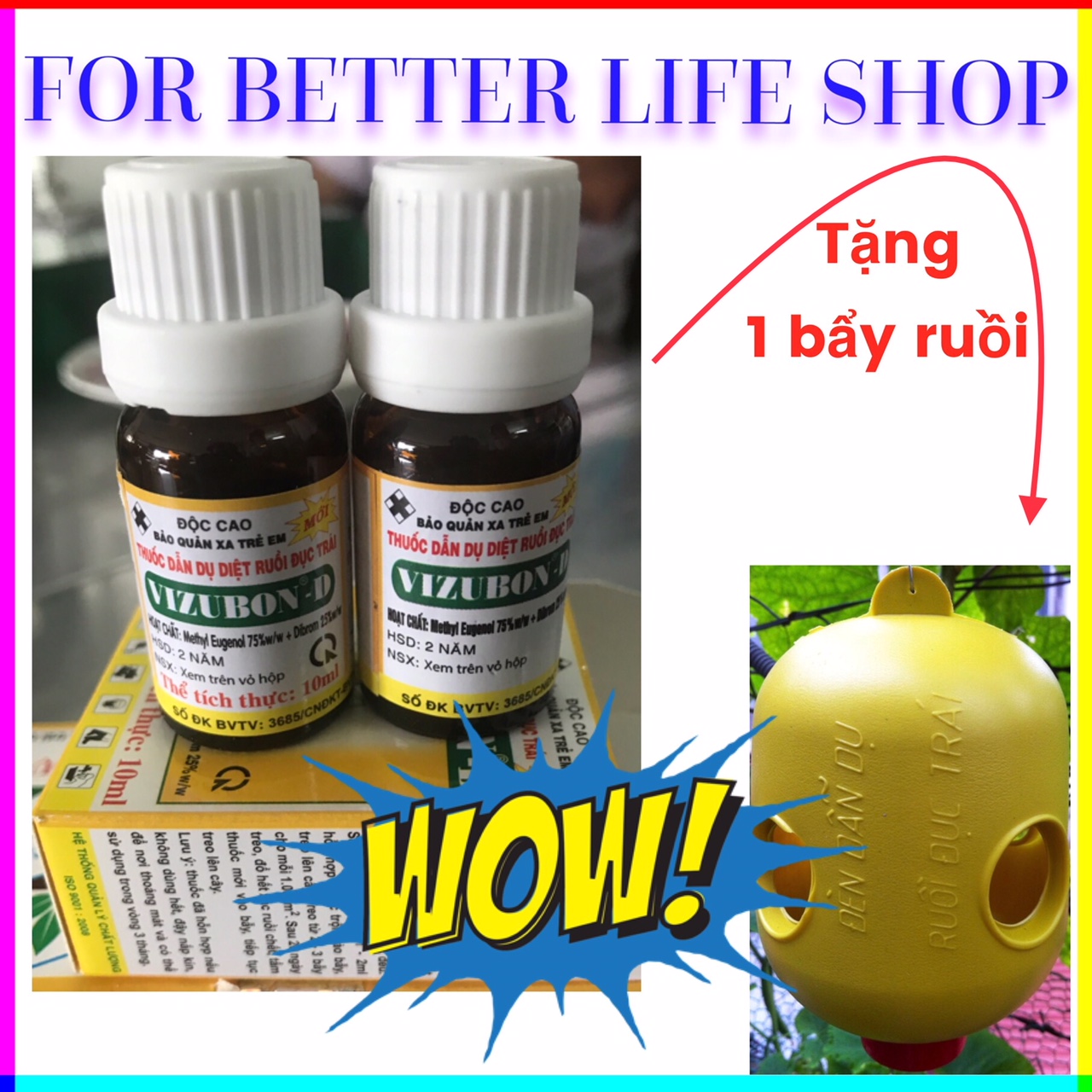 Dụng cụ bẩy ruồi vàng